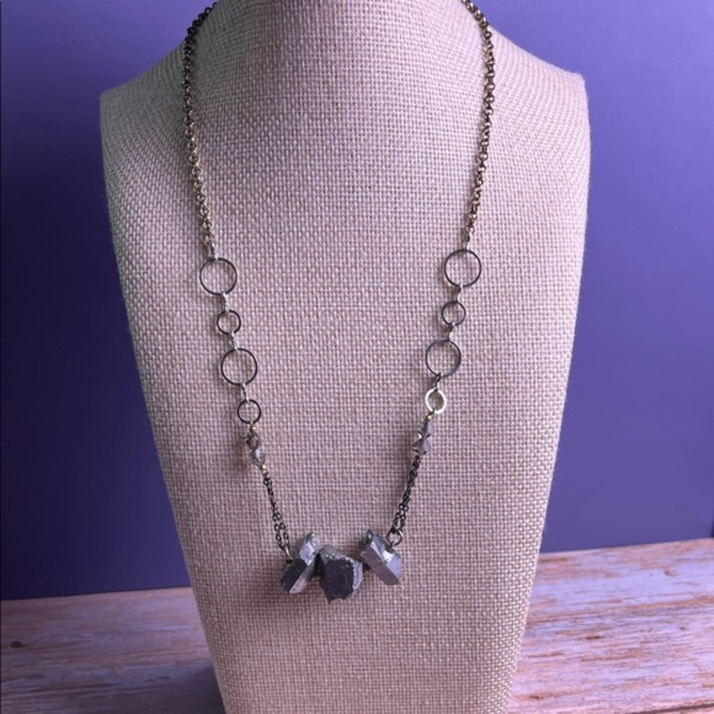 Pyrite necklace